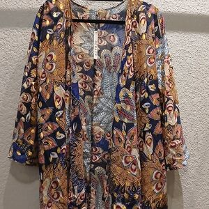 Amazon Multicolor Patterned Women's Jacket